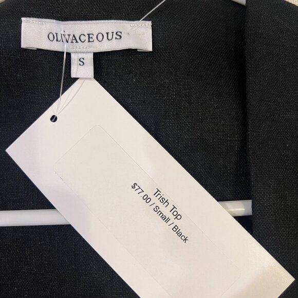 Black Linen Vest - Size S - NWT - Picture 5 of 6